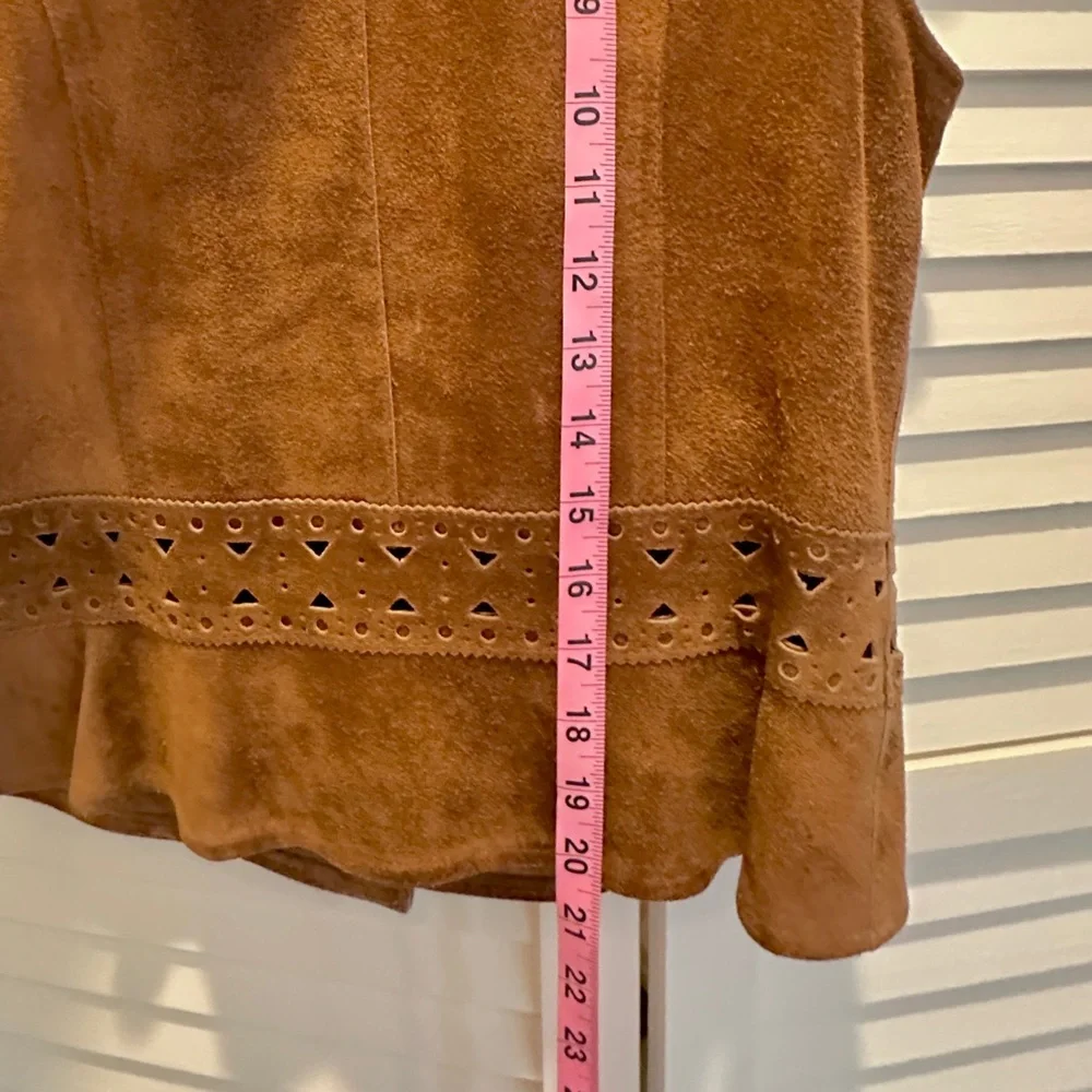 Brown Suede Vest - Picture 7 of 12
